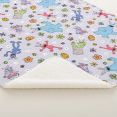 Sesame Street Oaster Bunny Pattern Sherpadecke (3/4)