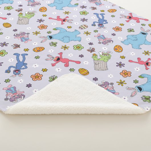 Sesame Street Oaster Bunny Pattern Sherpadecke (3/4)