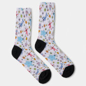 Sesame Street Oaster Bunny Pattern Socken (Rechts)