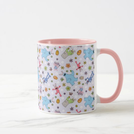 Sesame Street Oaster Bunny Pattern Tasse (Rechts)