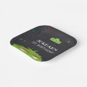 Sesame Street | Oscar Birthday Chalkboard Pappteller (Gewinkelt)