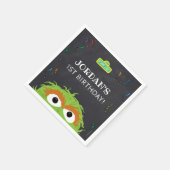 Sesame Street | Oscar Birthday Chalkboard Serviette (Ecke)