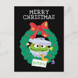 Sesame Street Oscar das Griesgram-Kranz Postkarte