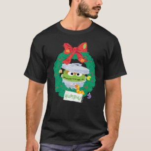 Sesame Street   Oscar der Muffel-Weihnachtskranz T-Shirt