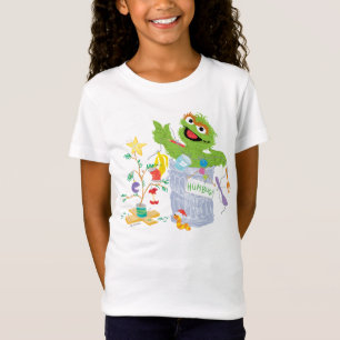 Sesame Street Oscar - Weihnachtsbaum T-Shirt
