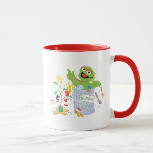 Sesame Street | Oscar - Weihnachtsbaum Tasse (Rechts)