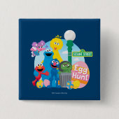 Sesame Street Ostereier Hunt Button (Vorderseite)