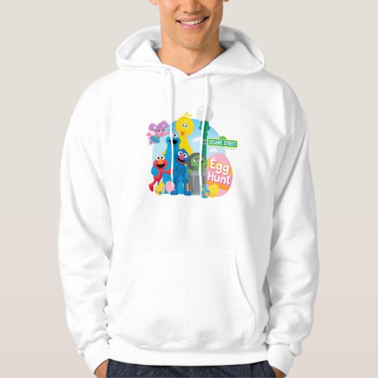 Sesame Street Ostereier Hunt Hoodie (Vorderseite)