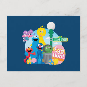 Sesame Street Ostereier Hunt Postkarte