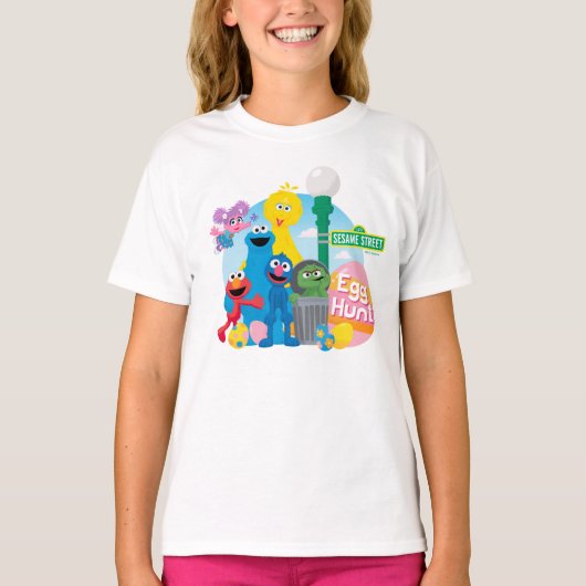 Sesame Street Ostereier Hunt T-Shirt (Vorderseite)