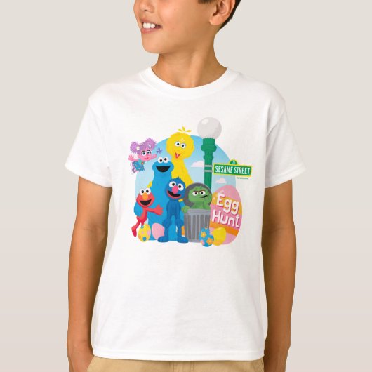 Sesame Street Ostereier Hunt T-Shirt (Vorderseite)