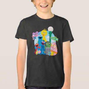Sesame Street Ostereier Hunt Tri-Blend Shirt