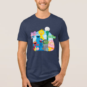 Sesame Street Ostereier Hunt Tri-Blend Shirt