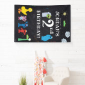 Sesame Street Pals | 2. Geburtstag Begrüßung Banner (InSitu)