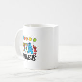 Sesame Street Pals 3rd Birthday Balloons Toddler Kaffeetasse (Vorderseite Links)