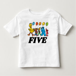Sesame Street Pals   5. Geburtstag Kleinkind T-shirt