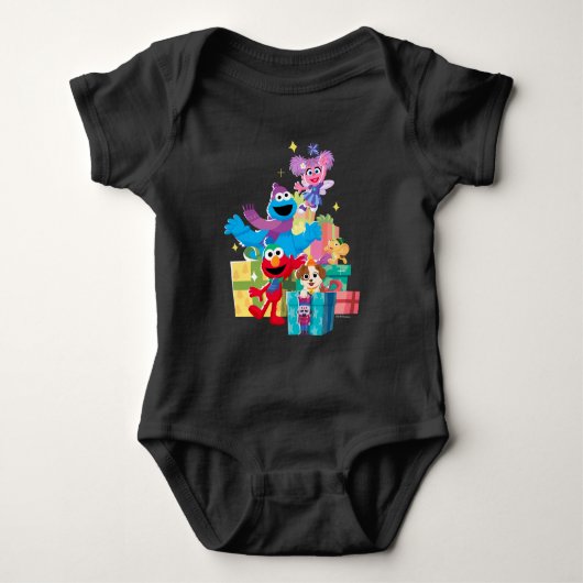 Sesame Street Pals and Presents Baby Strampler (Vorderseite)