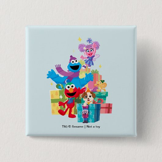 Sesame Street Pals and Presents Button (Vorderseite)