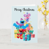 Sesame Street Pals and Presents Karte (Gelbe Blume)