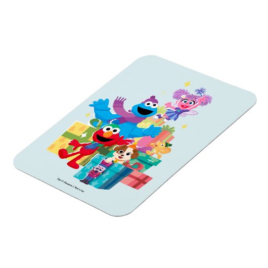 Sesame Street Pals and Presents Magnet (Linke Seite)