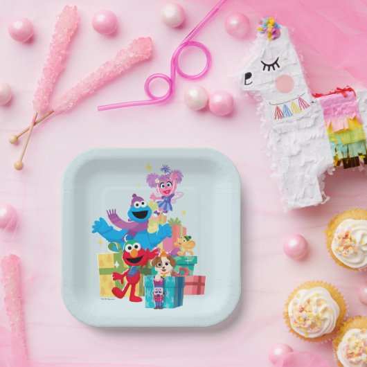 Sesame Street Pals and Presents Pappteller (Party)