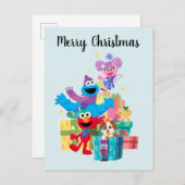 Sesame Street Pals and Presents Postkarte (Vorne/Hinten)