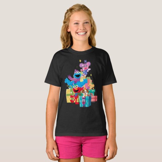 Sesame Street Pals and Presents T-Shirt (Vorne ganz)