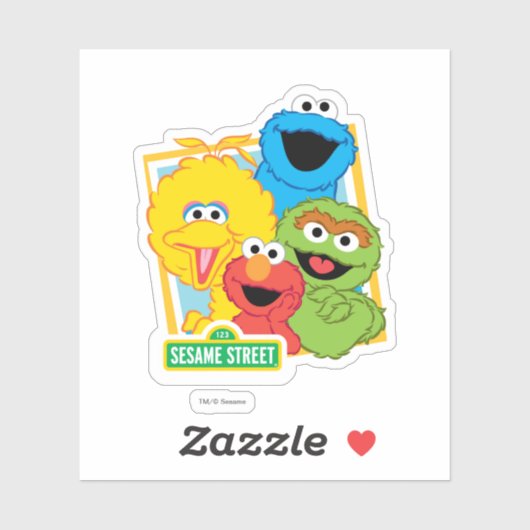 Sesame Street Pals Aufkleber (Blatt)