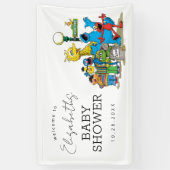 Sesame Street Pals Baby Dusche Willkommen Banner (Vertikal)