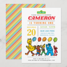 Sesame Street Pals | Balloons 1. Geburtstag