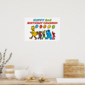 Sesame Street Pals Balloons Birthday Poster (Küche)