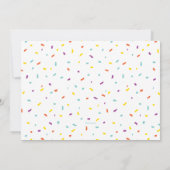 Sesame Street Pals Birthday Balloons Leckerei nehm Einladung (Rückseite)