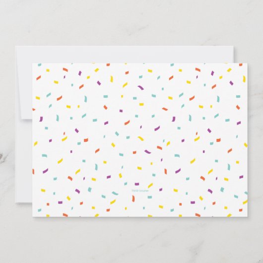 Sesame Street Pals Birthday Balloons Leckerei nehm Einladung (Rückseite)