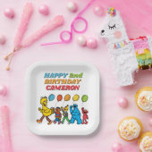 Sesame Street Pals | Birthday Balloons Pappteller (Party)