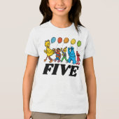 Sesame Street Pals | Birthday Balloons Tri-Blend Shirt (Vorderseite)