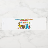 Sesame Street Pals | Birthday Balloons Wasserflaschenetikett (Einzelnes Label)