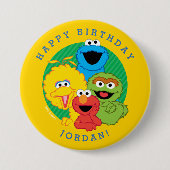 Sesame Street Pals Birthday Button (Vorderseite)
