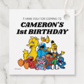 Sesame Street Pals Birthday Geschenkanhänger (Rückseite)