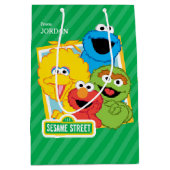 Sesame Street Pals Birthday Mittlere Geschenktüte (Vorderseite)