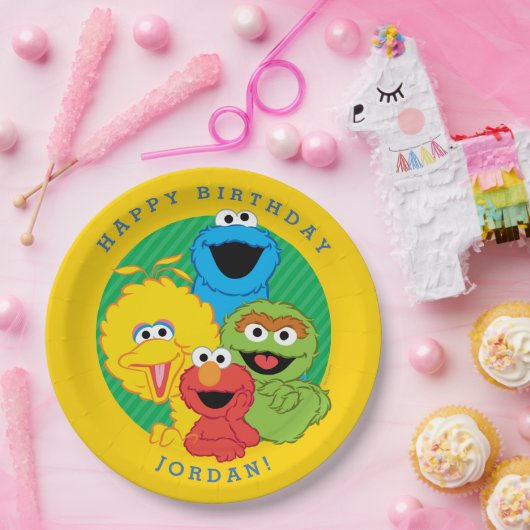 Sesame Street Pals Birthday Pappteller (Party)