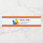 Sesame Street Pals Birthday Wasserflaschenetikett (Einzelnes Label)