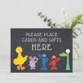 Sesame Street Pals Chalkboard | Karten und Geschen (Stehend Vorderseite)