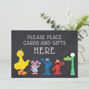 Sesame Street Pals Chalkboard Karten und Geschen