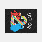 Sesame Street Pals Chalkboard Rainbow 2nd Birthday Fleecedecke (Vorderseite (Horizontal))