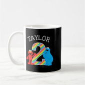 Sesame Street Pals Chalkboard Rainbow 2nd Birthday Kaffeetasse (Links)