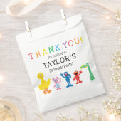 Sesame Street Pals Chalkboard Rainbow Birthday Geschenktütchen (Ausgeschnitten)