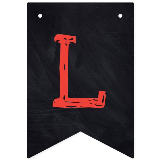 Sesame Street Pals Chalkboard Rainbow Birthday Wimpelkette (Zweite Fahne)