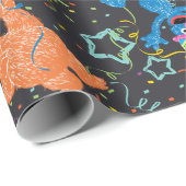 Sesame Street Pals Chalkboard Rainbow Geschenkpapier (Rolleneckpunkt)