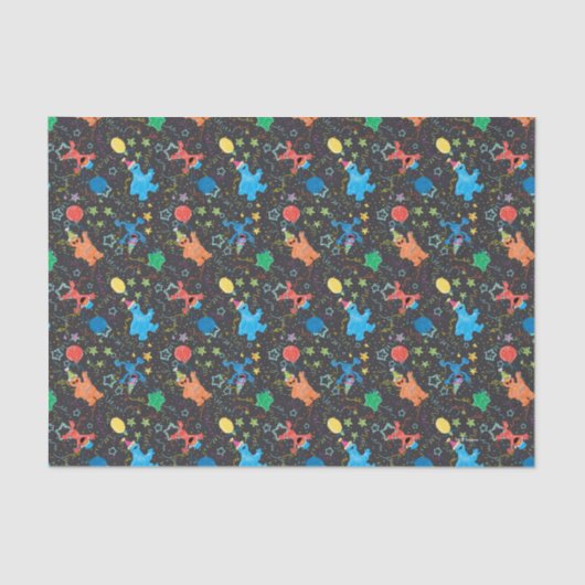 Sesame Street Pals Chalkboard Rainbow Seidenpapier (Vorderseite)