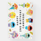 Sesame Street Pals Confetti Birthday Banner (Vertikal)